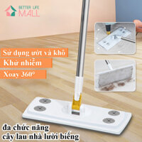 Cây Lau Nhà Loại Bỏ Bụi Tĩnh Điện, Chổi Lau Đa Năng Kháng Khuẩn Dùng Một Lần Lau 360 Độ