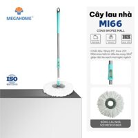Cây lau nhà  Megahome mâm inox mi66 sử dụng được cho tất cả bộ lau nhà 360 độ