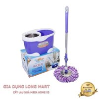 Cây Lau Nhà MegaHome x3 360 Độ Siêu Nhẹ Siêu Bền Hàng Chính Hãng