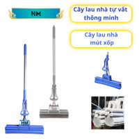 Cây lau nhà mút xốp tự vắt thông minh (loại tốt)