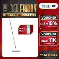 Cây Lau Nhà MyJae Đài Loan Sợi Polyester Kéo Vắt Thông Minh 360 Độ 125cm