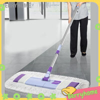 Cây lau nhà phẳng Lau khô hoặc ướt Linh hoạt Đầu Hút bụi bẩn hiệu quả cho máy sàn gia đình BerryHome~