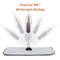 Cây lau nhà phun sương thông minh , Bộ chổi lau nhà đa năng có bình xịt nước lau mọi ngóc ngách