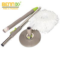 Cây Lau Nhà Rời 360 Độ, Chổi Lau Nhà Thay Thế Cán Inox Cao Cấp Kèm Bông Lau Bảo Hành Đổi Mới Trong 1Tháng