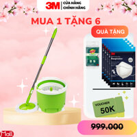 Cây lau nhà thông minh 360 độ một lồng giặt 3M SCOTCH-BRITE 3M, dùng vệ sinh sàn