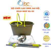 Cây lau nhà thông minh, chổi lau nhà 360 độ đa năng Thái Lan Kilo Mop KL02 Có Bánh Xe Di Chuyển