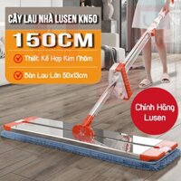 Cây lau nhà tự vắt thông minh Lusen KN50, chổi lau nhà công nghiệp, bộ lau nhà xoay 360 độ tách nước bẩn cao cấp