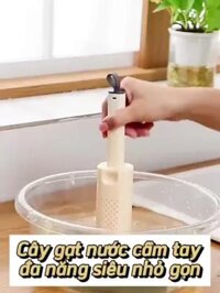 cây lau nhà Vắt nước tự động Mini Cầm Tay, Cây Lau Bàn Bếp Gấp Gọn, Cây Gạt Nước Siêu Thấm Hút Đa Năng