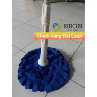 Cây lau nhà vắt tay RIBOBI- TRIEULORD  dài 135cm, nùi cotton 100% thấm hút 45cm, nhập khẩu Đài Loan.