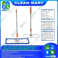 Cây Lau San Hô 60 cm Bản Rút Inox Cán Tăng Đơ (Không Kèm Miếng Lau San Hô) - CLEAN MART