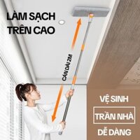 Cây Lau Trần Nhà KITIMOP CEILING – Cán Dài 2m, Xoay 360°, Lau Sạch Mạng Nhện, Bụi Bẩn Dễ Dàng