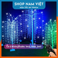 Cây Liễu Cây thông Đèn Led Trang Trí Noel, Có Thể Gấp Gọn, Trang Trí Ngoài Trời