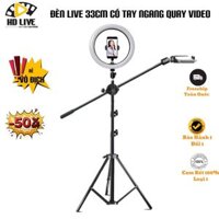 Cây livestream Giá Đỡ Điện Thoại Kèm Tay Ngang D33 Xoay 360 Độ ,Gậy Chụp Ảnh Quay Video Sản Phẩm Chắc Tiện Lợi HDLive