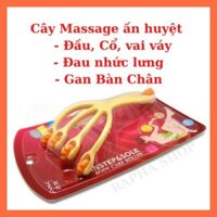 Cây Massage Đầu, Lưng, Cổ, Vai Gáy, Ấn Huyệt Lòng Bàn Chân Giúp Lưu Thông Máu