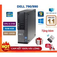 Cây Máy Tính Cũ Máy Bộ Văn Phòng Giá Rẻ - Dell Optiplex 790/990 ( I3 2100/4/SSD120G ) - Bảo Hành 12 Tháng