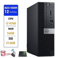 Cây máy tinh để bàn Dell Optiplex 5070 SFF Core i7 9700 Ram 16GB Ổ Cứng SSD 512GB Bảo hành 12 tháng