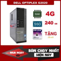 Cây Máy Tính Để Bàn ⚡️Freeship⚡️ PC Cũ Giá Rẻ - Dell Optiplex 3010 (G2020/Ram 4G/SSD 240GB) - Bảo Hành 12 Tháng