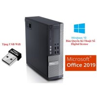 Cây máy tính Dell 7010  siêu nhanh i7 Ram 8gb SSD 128 .WIN 10 bản quyền. KM USB wifi. Không gồm màn hình.