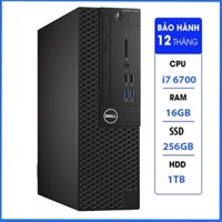 Cây Máy Tính Dell Để Bàn Optiplex 3050 SFF Core i7 6700 Ram 16GB DDR4 SSD 256GB Bảo Hành 12 Tháng