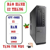 Cây máy tính đồng bộ DELL CPU Core i7 2600 | i5 | i3, Ram 8GB, Ổ cứng SSD 240GB, Tặng usb Wifi