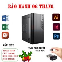 Cây máy tính H310 CPU Core i3-9100 Ram 8GB SSD 256GB bảo hành 06 tháng toàn quốc