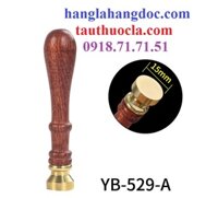 Cây nhồi thuốc tẩu thân gỗ cẩm, chân đồng nguyên chất YB-529A