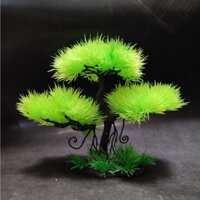 Cây nhựa trang trí bể cá – Cây Bonsai 3 tán