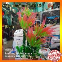 Cây nhựa trang trí bể cá , hồ cá mẫu 35