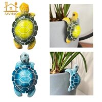 Cây Nồi Móc Treo Chậu Hoa Điêu Khắc Vật Trang Trí Tượng Động Vật Trang Trí Người Trồng Biển Rùa Hình Cho Balconies Bể Cá