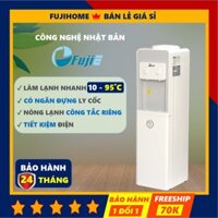 Cây nước nóng lạnh cao cấp Fujie WD1850E, bình lọc máy lọc nước nóng lạnh mini uống an toàn công nghệ Nhật Bản