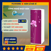 Cây nước nóng lạnh cao cấp FUJIE WDX5PC, bình lọc máy lọc nước nóng lạnh uống an toàn mini âm hút bình