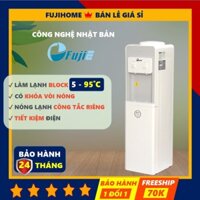 Cây nước nóng lạnh cao cấp Fujie WD1850C, bình lọc máy lọc nước nóng lạnh mini