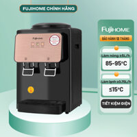 Cây nước nóng lạnh để bàn mini nhập khẩu FUJIHOME WD03E  làm nóng nhanh, tiết kiệm điện -BH 12 tháng