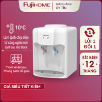 Cây nước nóng lạnh để bàn Nhật Bản Fujihome WD5510E tiết kiệm điện, bình lọc tủ máy lọc nước nóng lạnh mini- Hàng Nhập Khẩu