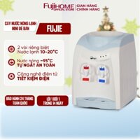Cây nước nóng lạnh mini để bàn FUJIE tự ngắt tiết kiệm điện, máy nước uống nóng lạnh uống trực tiếp gia đình bình lọc