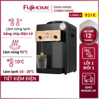 Cây nước nóng lạnh mini  FUJIE WD01E, bình lọc máy lọc nước nóng lạnh uống an toàn công nghệ Nhật Bản dispenser water