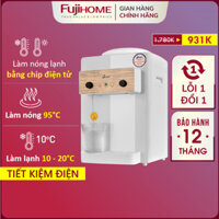 Cây nước nóng lạnh mini Nhật Bản Fujihome, cây nước để bàn máy làm nước nóng cho gia đình dispenser water