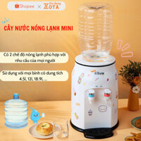 Cây Nước Nóng Lạnh Mini Tiết Kiệm Điện Nhỏ Gọn Phù Hợp Gia Đình, Công Sở Pha Trà, Pha Sữa, Nấu Mì Tiện Lợi