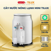Cây nước nóng lạnh mini Tilux để bàn, bình nước nóng tiết kiệm điện có công tắc bật nóng lạnh X422