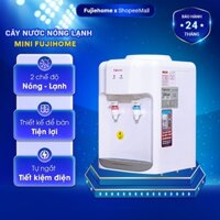 Cây nước nóng lạnh mini FUJIHOME, bình lọc máy lọc nước nóng lạnh uống an toàn công nghệ Nhật Bản dispenser water