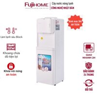 Cây nước nóng lạnh nhập khẩu FUJIHOME WD531C 2 vòi tự ngắt tiết kiệm điện, công nghệ Nhật Bản