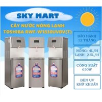 Cây nước nóng lạnh Toshiba RWF-W1830UVBV(T) & RWF-W1830BV(K) bình âm tủ, thiết kế hiện đại, bảo hành 12 tháng tại nhà