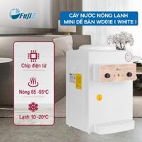 Cây nước uống nóng lạnh mini để bàn FUJIE WD01E nhập khẩu tự ngắt tiết kiệm điện - Hàng chính hãng - WD01E  TRẮNG