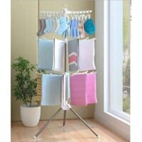 Cây phơi đồ đa năng inox 3 tầng cao cấp