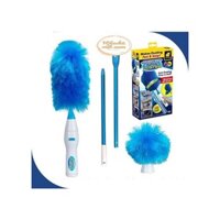 Cây Quét Bụi Dùng Điện Thông Minh Tích Điện, Chổi Lông Quét Tự Động 360 Độ