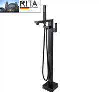 cây sen bồn tắm vuông RITA - sơn tĩnh điện đen