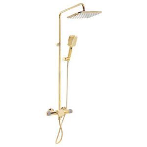 Cây sen tắm bằng đồng thau mạ vàng Everest MV08