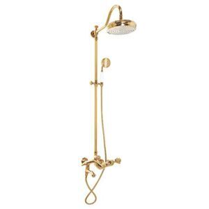Cây sen tắm bằng đồng thau mạ vàng Everest MV05