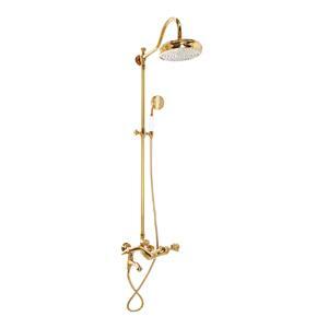 Cây sen tắm bằng đồng thau mạ vàng Everest MV05