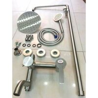 Cây sen tắm đứng tròn cao cấp inox 304: